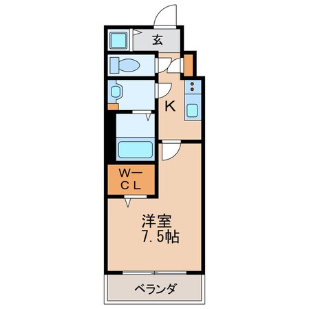 エスリード新栄マルスの物件間取画像